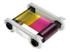 Evolis High Trust 1/2 YMCKO Color Ribbon - 1 - färg (cyan, magenta, gul, hartssvart, genomskinlig överdragning) - print ribbon (color, half-panel)